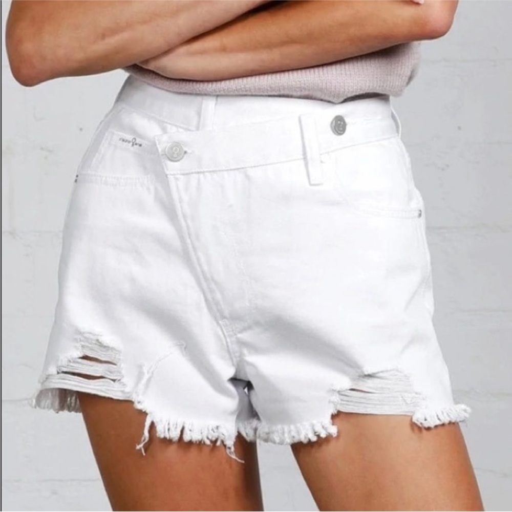 NWT Insanegene White Denim Shorts
